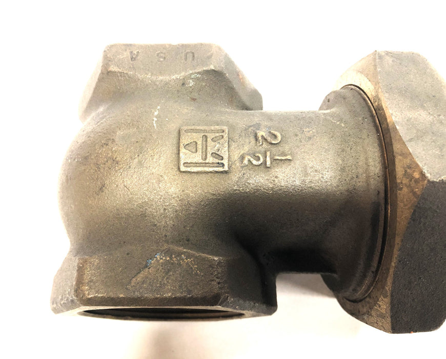 Milwaukee Valve Inc Brass 2-1/2 Inch 300WOG 150SWP Gate Valve 1151-1161 NOS