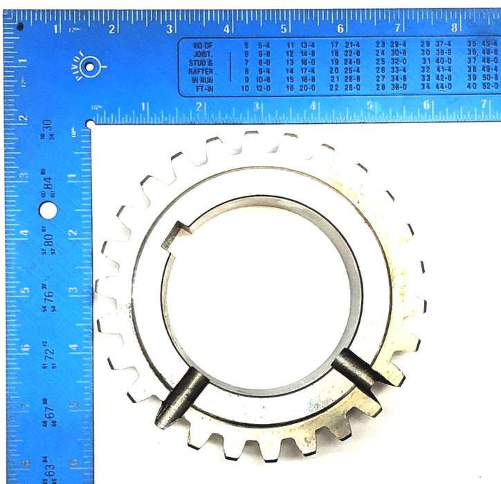 Unbranded 26 Teeth 3-1/4" Bore 1/2" KW Sprocket/Gear K-6/7 3RD RDG NOS