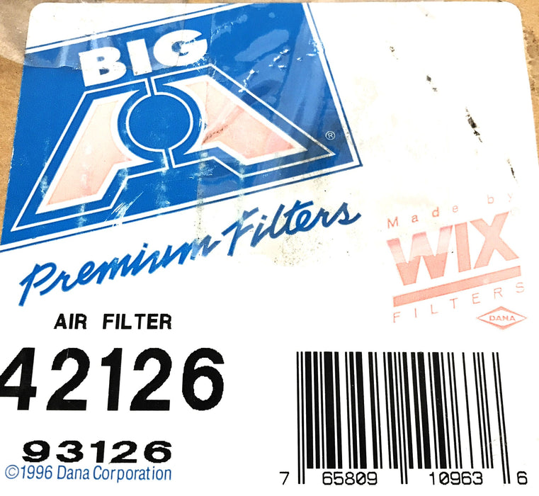 Wix Air Filter 42126 NOS