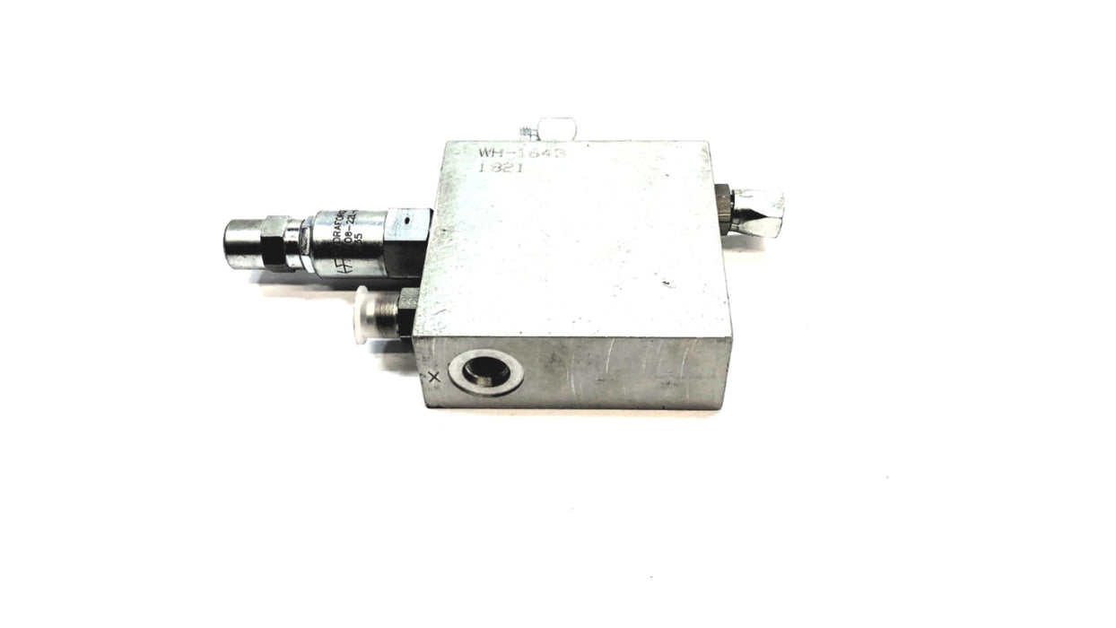 Hydraforce Valve Block Assembly RV08-22L-0-NC-26/12 (WH-1643) NOS
