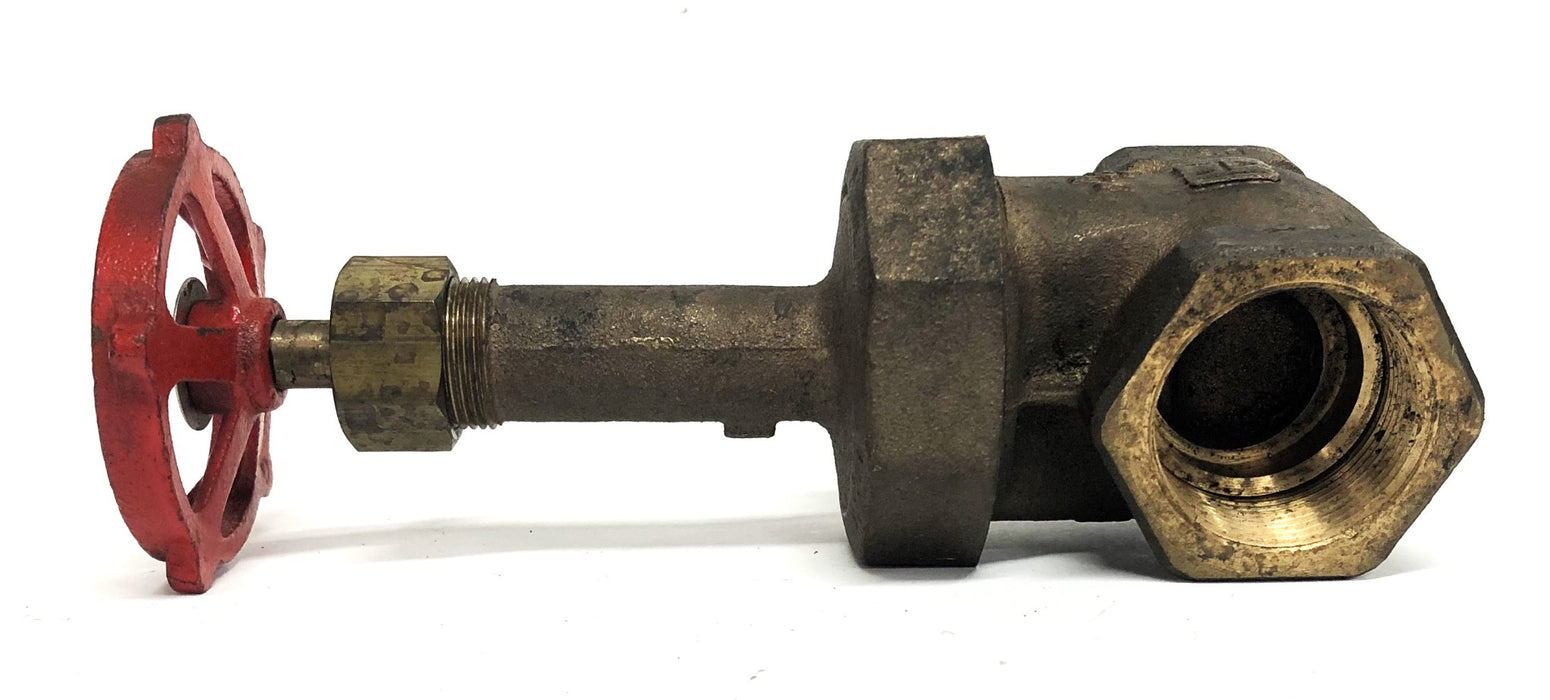Milwaukee Valve Inc Brass 1-1/2 Inch 150SWP 300WO Gate Valve 1151-1161 NOS