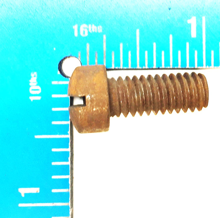 Unbranded 5/16"-18 x 3/4" Steel Slotted Round Head Screw [Lot of 30] NOS