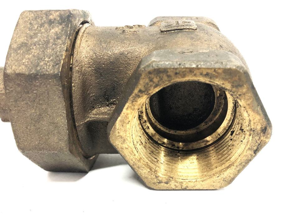 Milwaukee Valve Inc Brass 1-1/2 Inch 150SWP 300WO Gate Valve 1151-1161 NOS