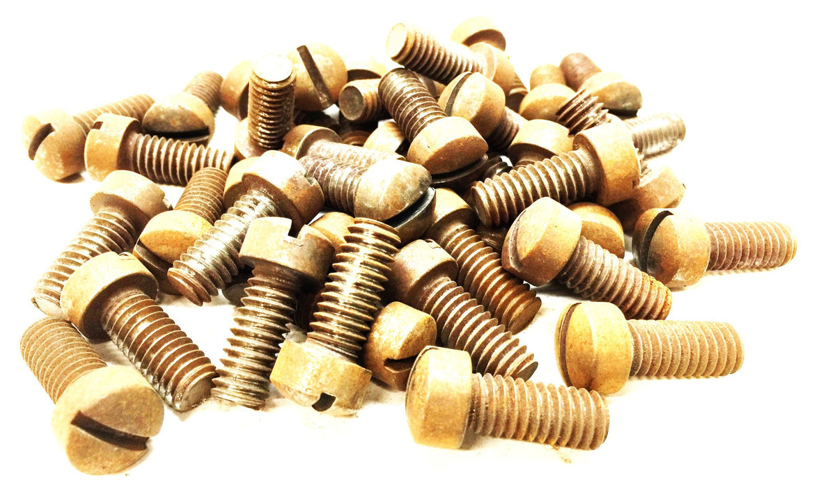 Unbranded 5/16"-18 x 3/4" Steel Slotted Round Head Screw [Lot of 40] NOS