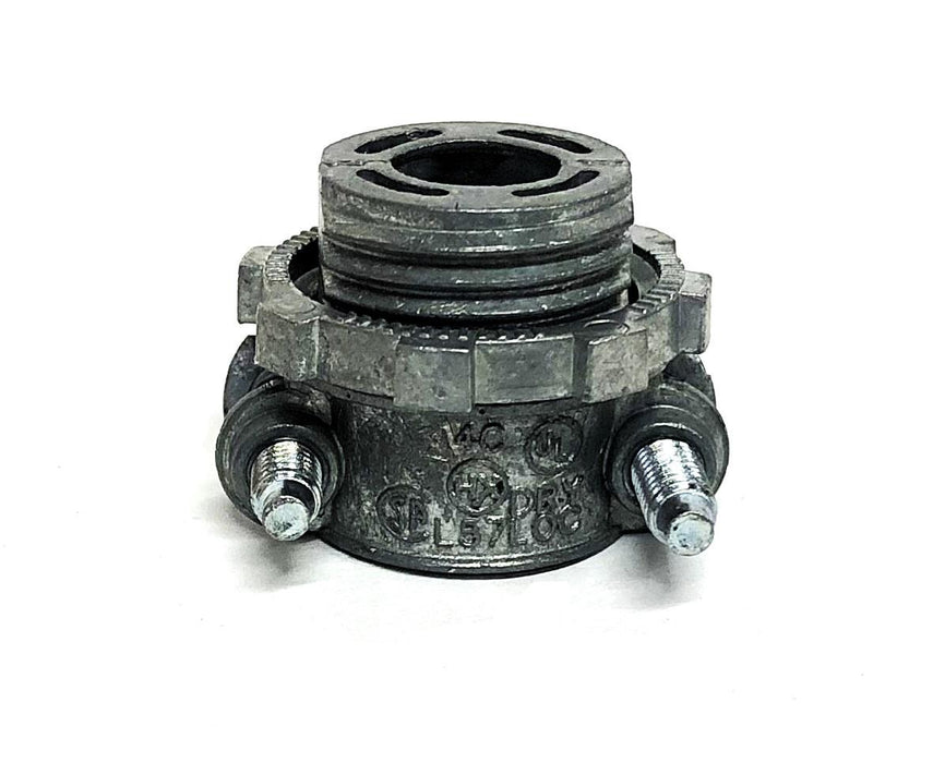 Unbranded 3/8IN Conduit-Box Squeeze Clamp Connector Fitting L57LOC [Lot of 7]NOS