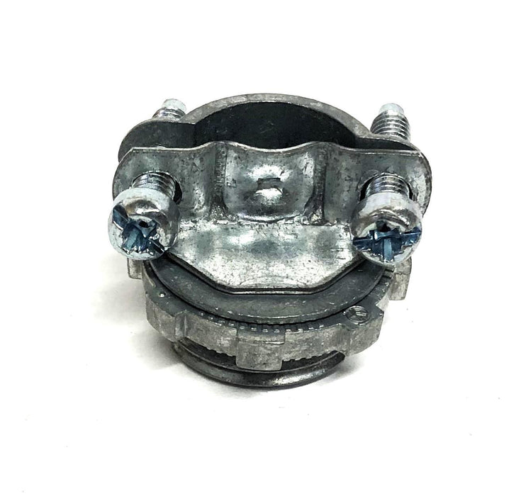 Unbranded 3/8IN Conduit-Box Squeeze Clamp Connector Fitting L57LOC [Lot of 7]NOS