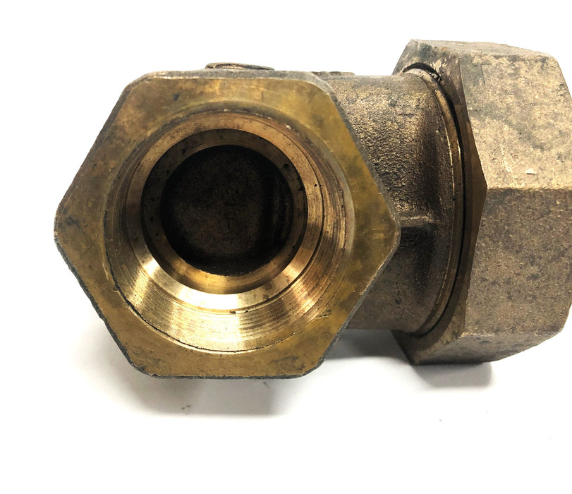 Milwaukee Valve Inc Brass 1-1/2 Inch 150SWP 300WO Gate Valve 1151-1161 NOS