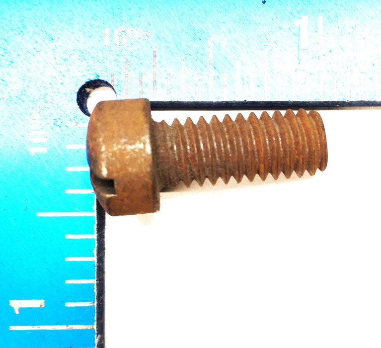 Unbranded 5/16"-18 x 3/4" Steel Slotted Round Head Screw [Lot of 33] NOS