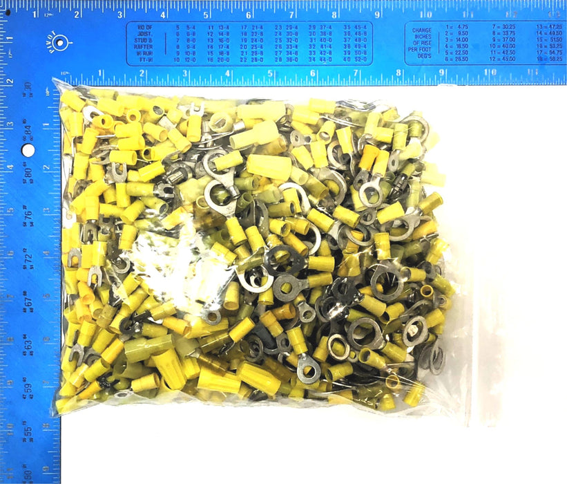 Unbranded Approx 3.4 Pounds of Various Wire Terminals/Connectors NOS