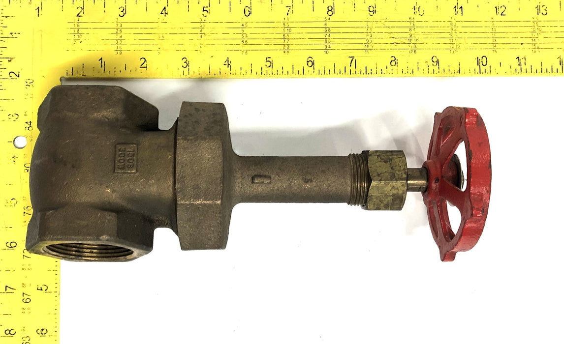 Milwaukee Valve Inc Brass 1-1/2 Inch 150SWP 300WO Gate Valve 1151-1161 NOS