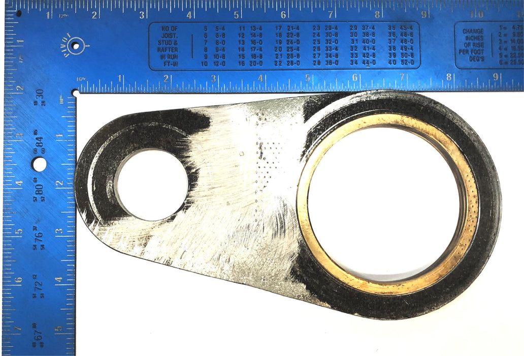 Unbranded Metal Bracket/Mount 1-1/2" ID x 3-1/2" ID x 9-1/8" OAL USED
