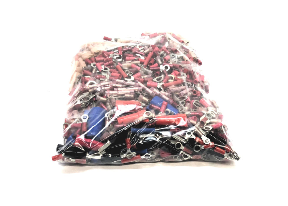 Unbranded Approx 2.2 Pounds of Various Wire Terminals/Connectors NOS