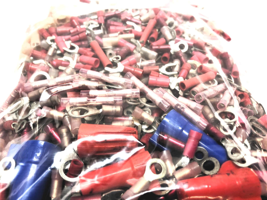 Unbranded Approx 2.2 Pounds of Various Wire Terminals/Connectors NOS