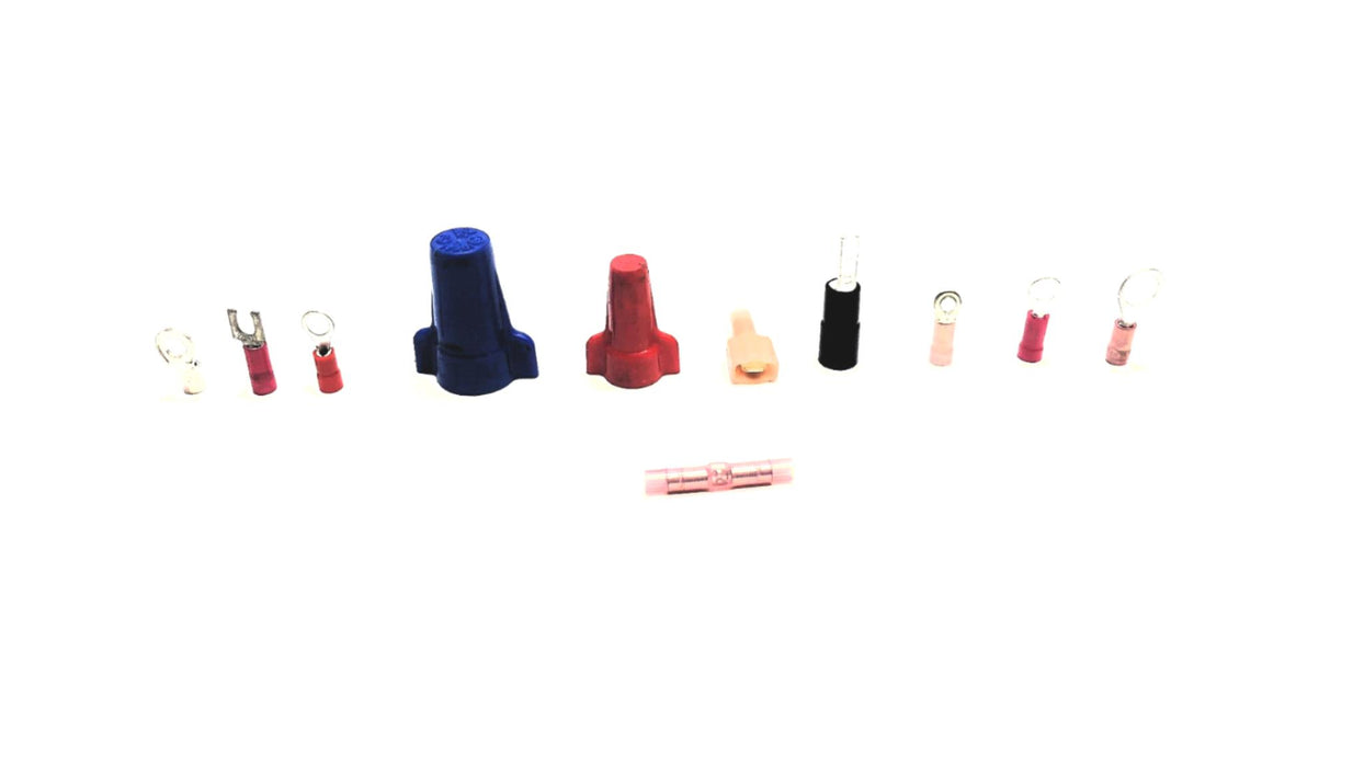 Unbranded Approx 2.2 Pounds of Various Wire Terminals/Connectors NOS