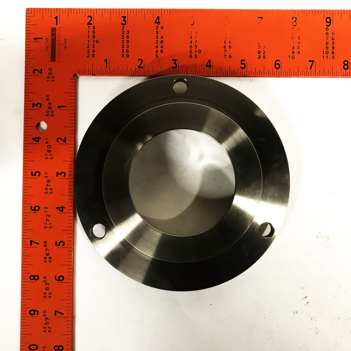 Unbranded Stainless Steel 6 inch Slip-on 3-hole Flange NOS