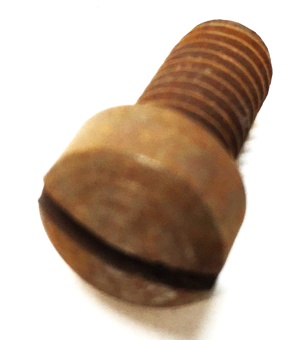 Unbranded 3/8"-13 x 3/4" Steel Slotted Round Head Screw [Lot of 33] NOS