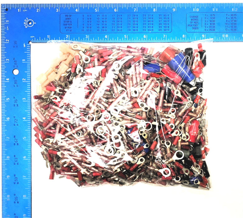 Unbranded Approx 2.2 Pounds of Various Wire Terminals/Connectors NOS