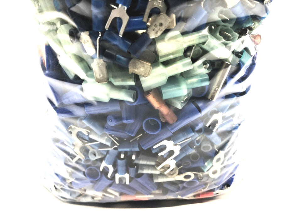 Unbranded Approx 5.8 Pounds of Various Wire Terminals/Connectors NOS