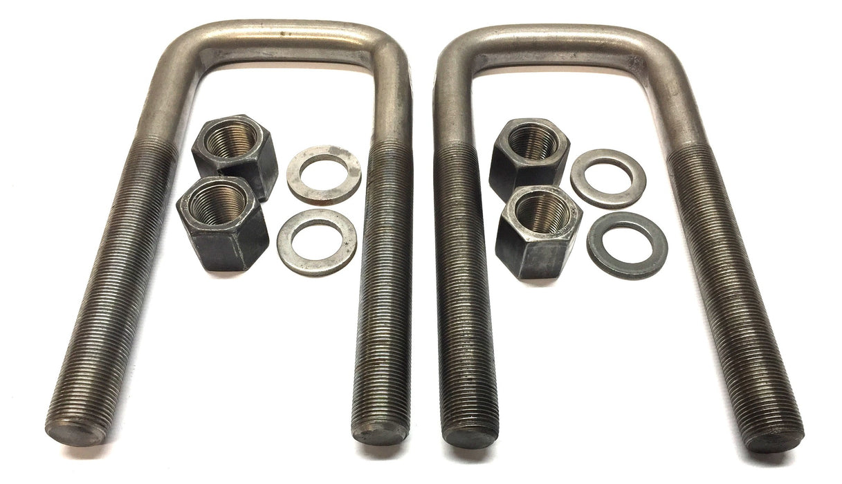 International Navistar 10-1/2"(L) x 4"(W) x 1" U-Bolt w/Hardware [Lot of 2] NOS