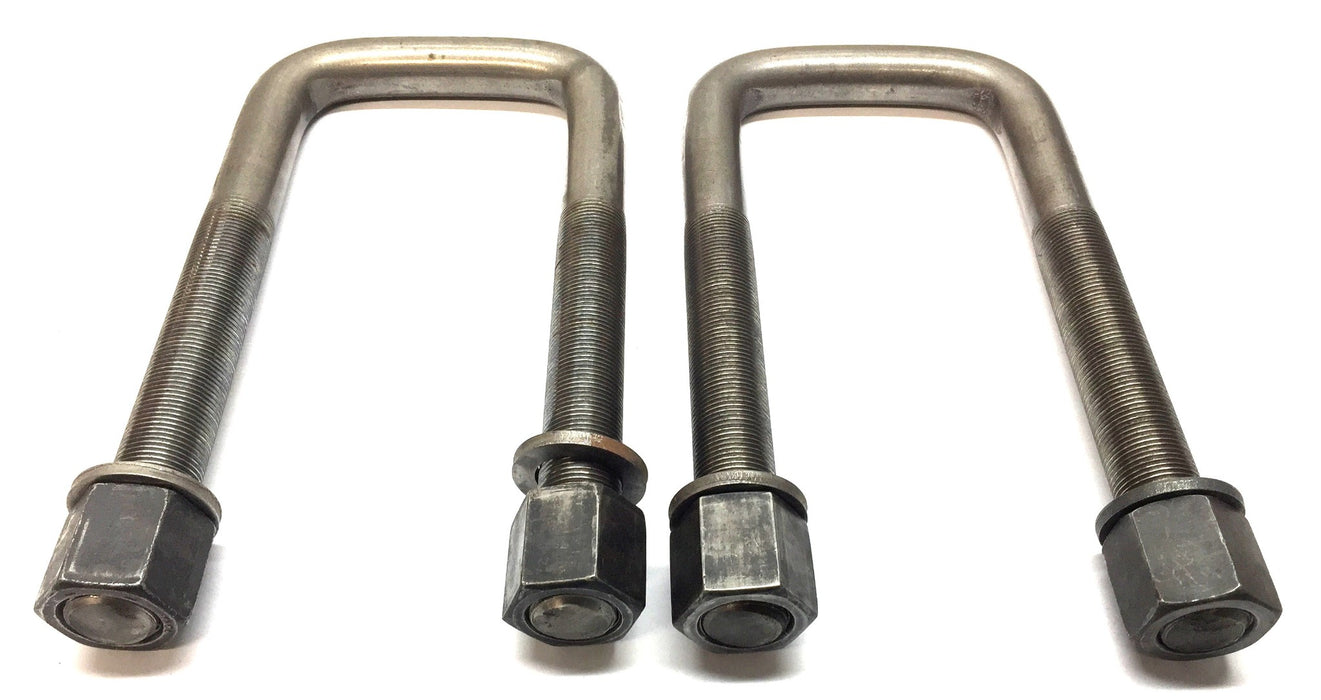 International Navistar 10-1/2"(L) x 4"(W) x 1" U-Bolt w/Hardware [Lot of 2] NOS