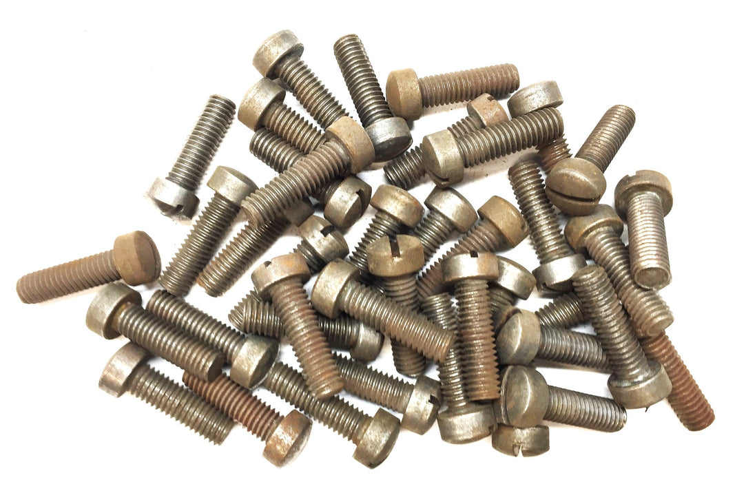 Unbranded 3/8"-13 x 1-1/4" Slotted Round Head Screw [Lot of 50] NOS