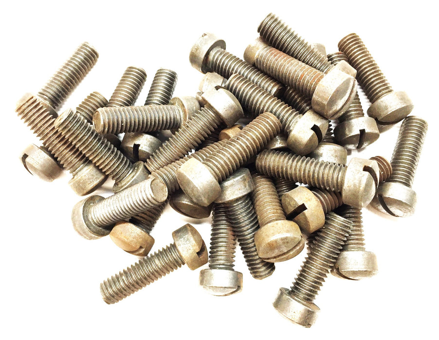 Unbranded 3/8"-16 x 1-1/4" Slotted Round Head Screw [Lot of 30] NOS