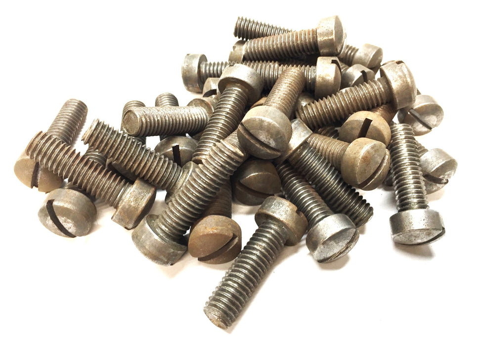 Unbranded 3/8"-16 x 1-1/4" Slotted Round Head Screw [Lot of 30] NOS
