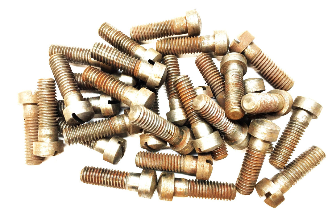 Unbranded 3/8"-13 x 1-1/4" Slotted Round Head Machine Screw [Lot of 30] NOS