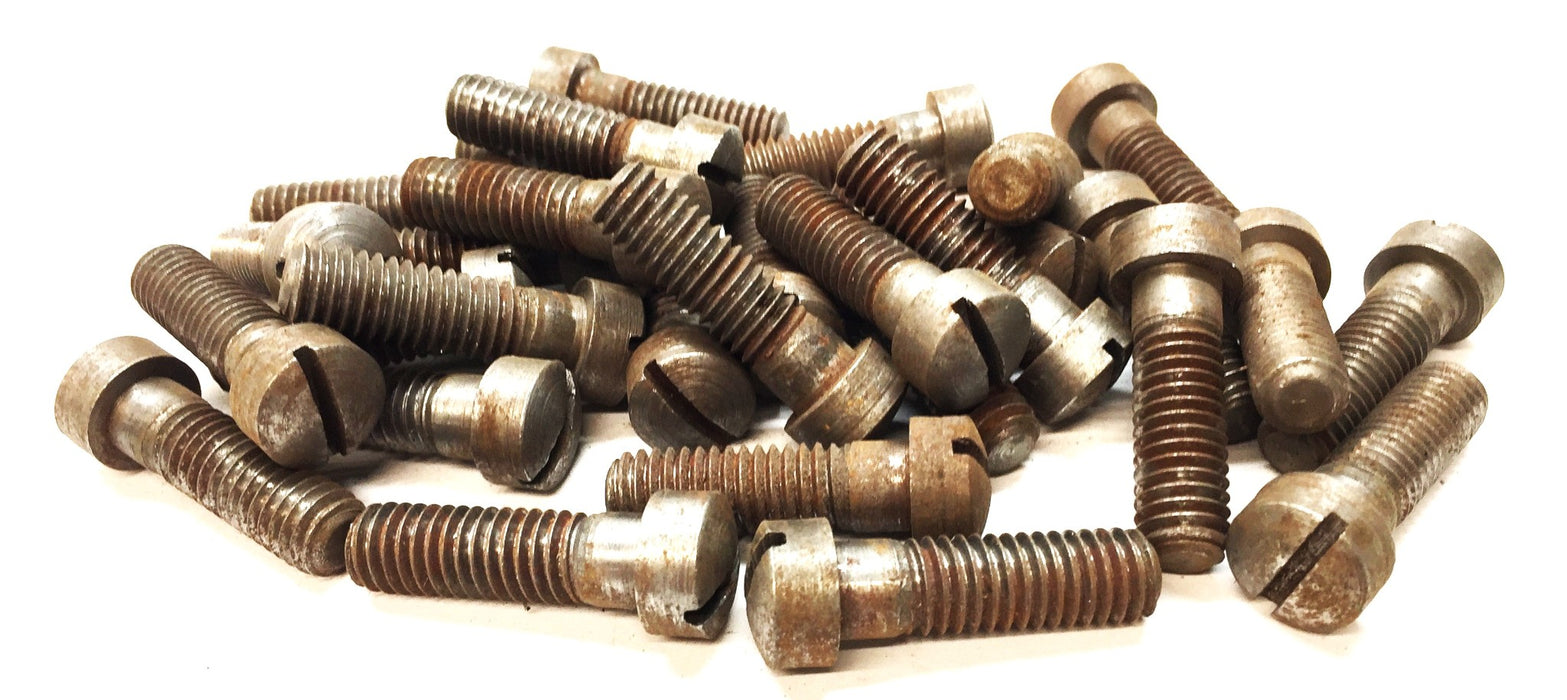 Unbranded 3/8"-13 x 1-1/4" Slotted Round Head Machine Screw [Lot of 30] NOS