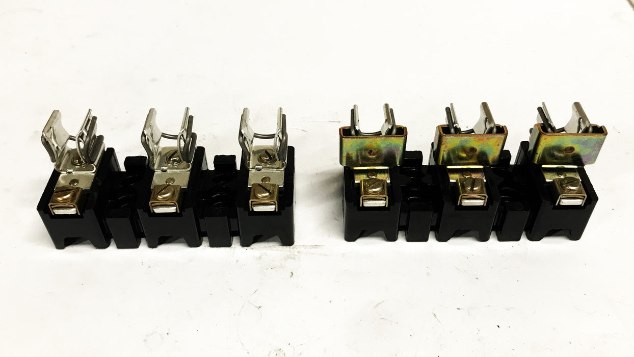 Allen-Bradley 3-Pole, 30 Amp, 600 Watt Fuse Block 1491-R126 [Lot of 2] NOS