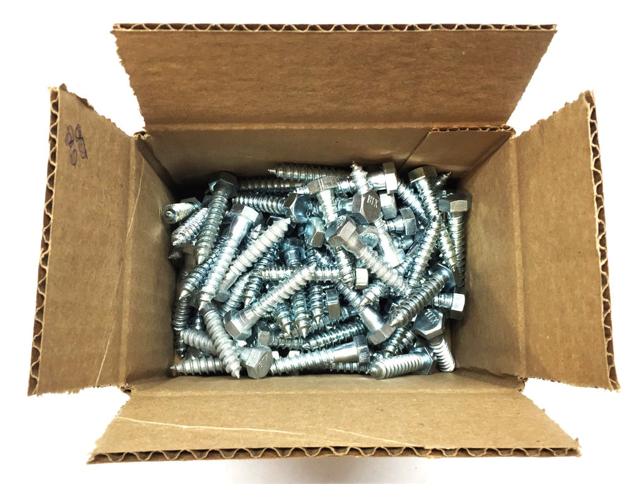Unbranded 3/8"-1 x 2" Hex Head Lag Screw [Lot of 88] NOS