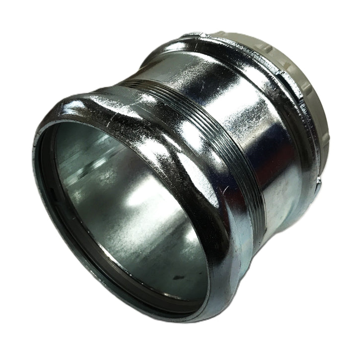 Unbranded 4 inch EMT ONLY Steel Compression Fitting NOS