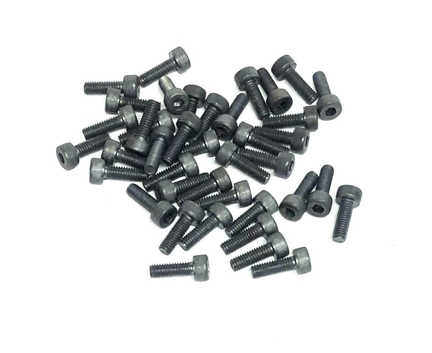 Unbranded Black Alloy Socket Head Cap Screw Bolt M4X12 [Lot of 40] NOS