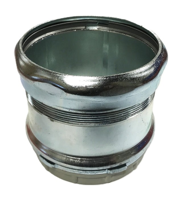 Unbranded 4 inch EMT ONLY Steel Compression Fitting NOS