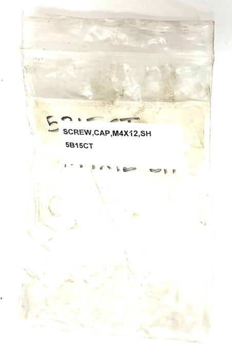 Unbranded Black Alloy Socket Head Cap Screw Bolt M4X12 [Lot of 40] NOS