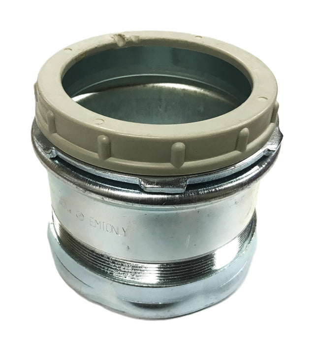 Unbranded 4 inch EMT ONLY Steel Compression Fitting NOS