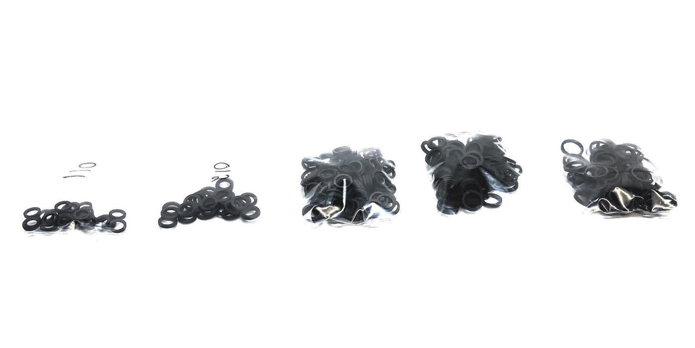Unbranded Rubber O-Ring #011 to 015 [Lot of 322] NOS