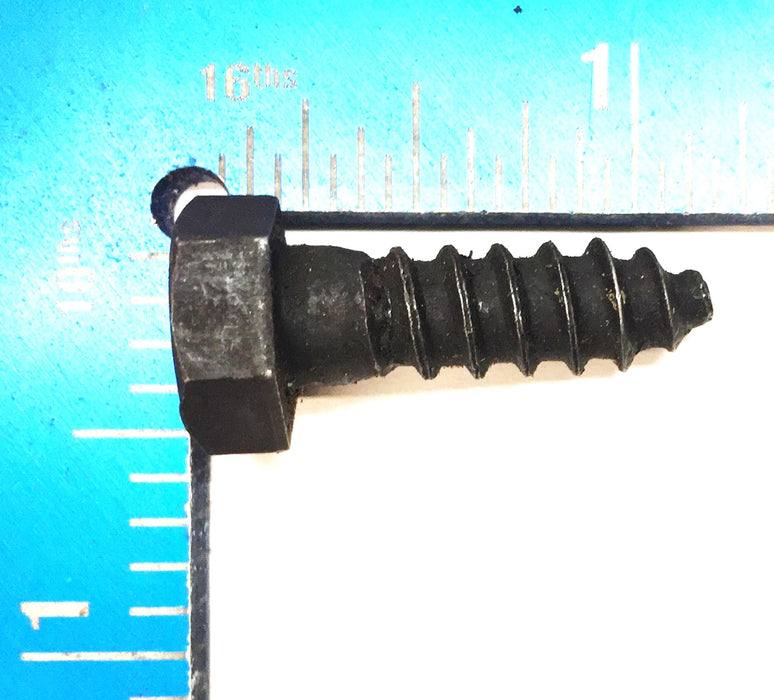 Unbranded 3/8"-9 x 1" Black Oxide Hex Head Lag Screw [Lot of 57] NOS