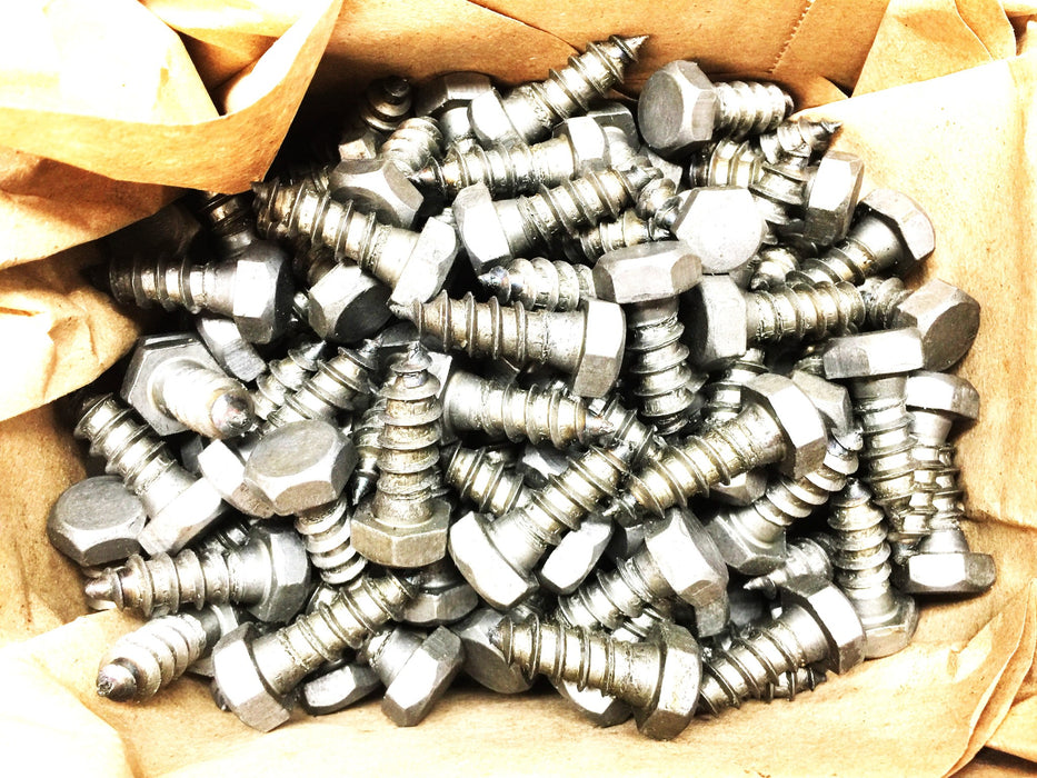 Unbranded 3/8"-9 x 1" Steel Hex Head Lag Screw [Lot of 240] NOS