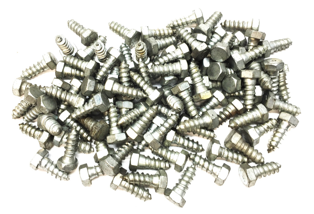 Unbranded 3/8"-9 x 1" Stainless Steel Hex Head Lag Screw [Lot of 94] NOS