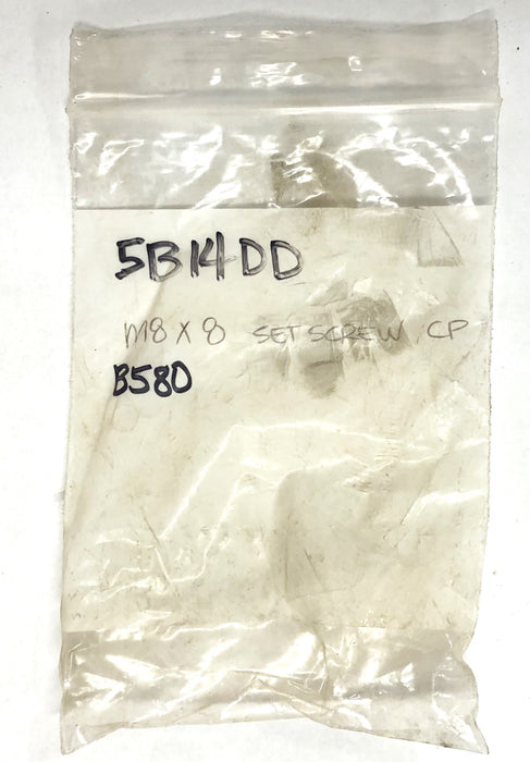 Unbranded Black Alloy Set Screws M8X8 [Lot of 70] NOS