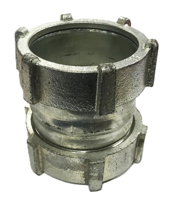 Unbranded 3/-1/2 inch Steel/Iron Compression Coupling NOS