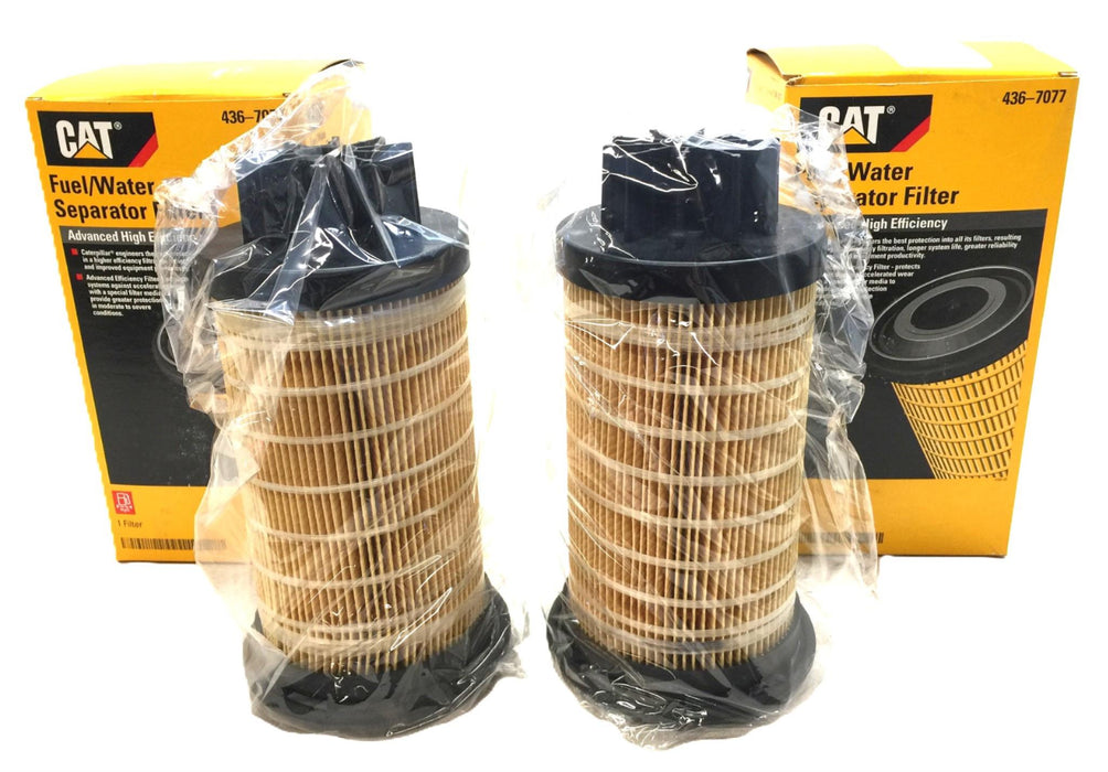 Caterpillar/CAT Fuel Filter/Water Separator 436-7077 [Lot of 2] NOS