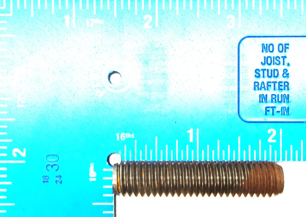 Unbranded 7/16"-13 x 2" Steel Threaded Stud [Lot of 21] NOS