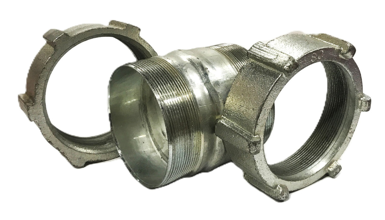 Unbranded 3/-1/2 inch Steel/Iron Compression Coupling NOS