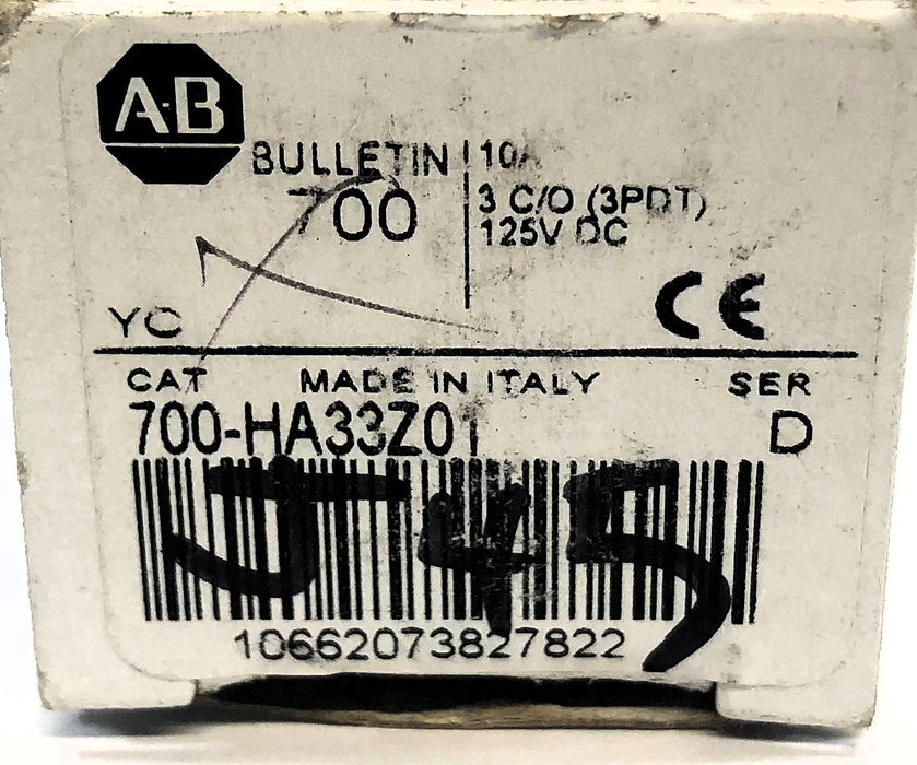 Allen-Bradley Series D 11-Pin Relay 700-HA33Z01 NOS