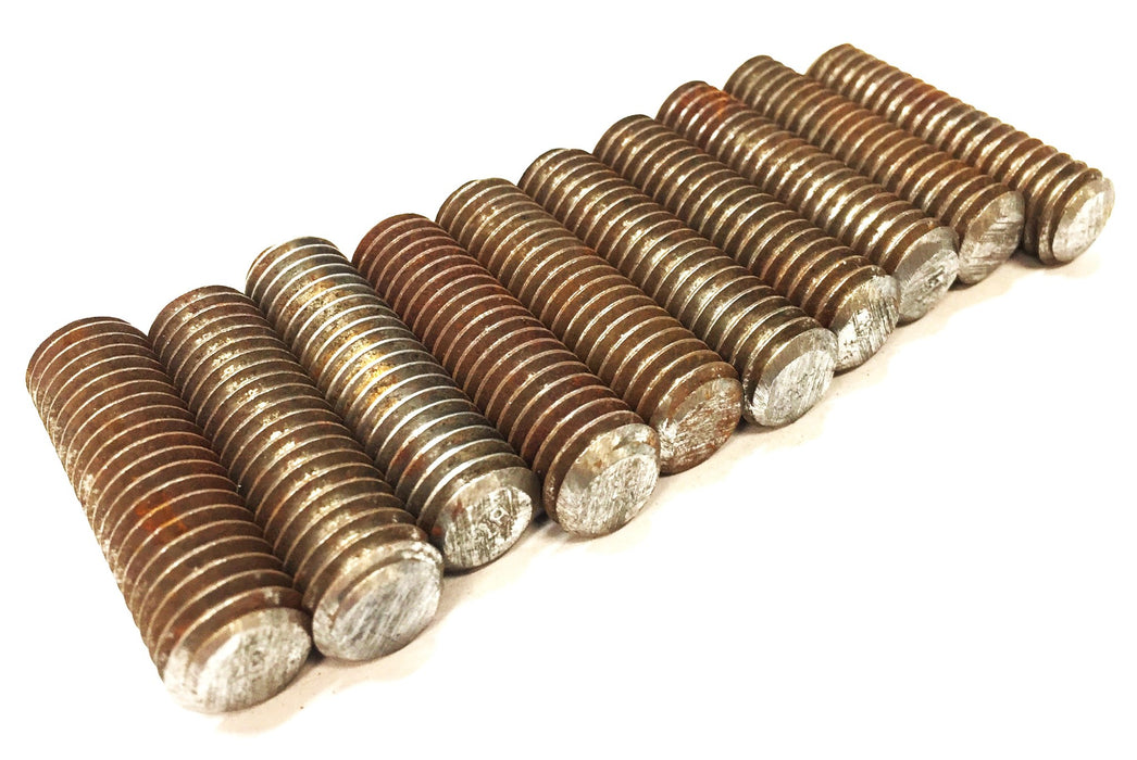 Unbranded 7/16"-14 x 1-1/2" Steel Threaded Stud [Lot of 10] NOS