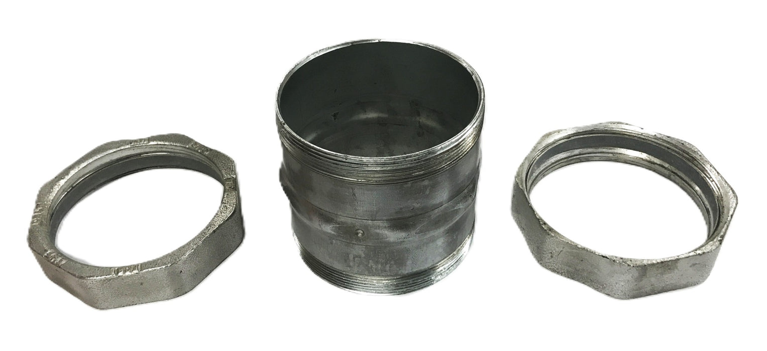 Unbranded 3/-1/2 inch Steel/Iron EMT ONLY Compression Coupling NOS