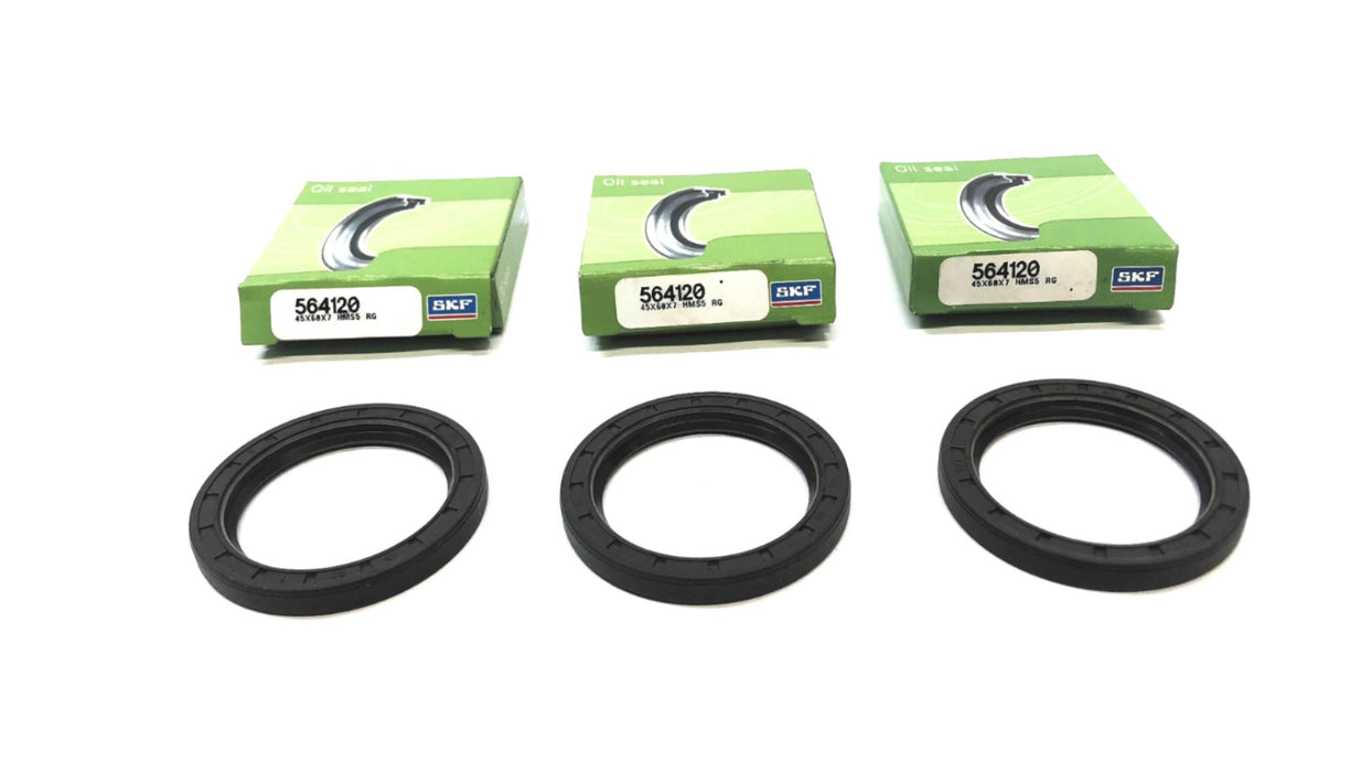 SKF Oil Seal 45mm x 60mm x 7mm 564120 [Lot of 3] NOS