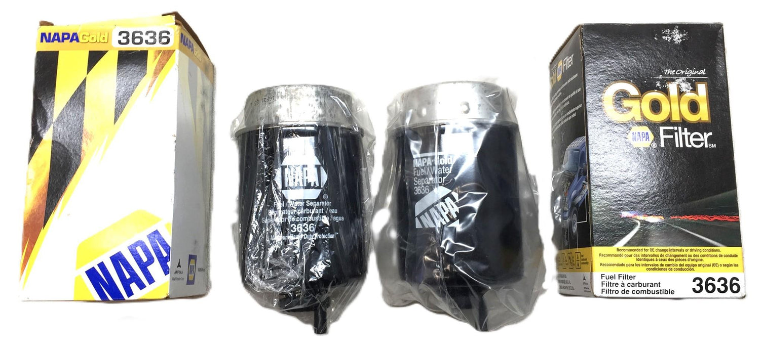 Napa Gold Fuel Filter 3636 [Lot of 2] NOS